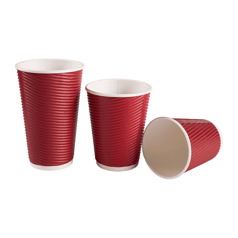 Tisk jednorázového kelímku na kávu a čaj Ripple Paper Cup